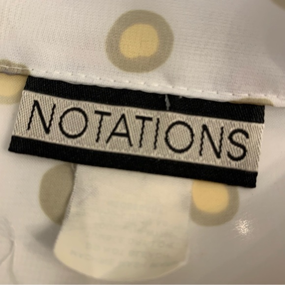 Vintage 70’s Sheer Multicolored Polka Dot Button Up Collared Blouse Size Large - Picture 6 of 9